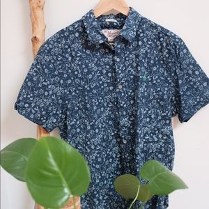[Penguin] Short Sleeve Floral Pattern Shirt